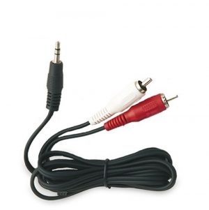 GSC (1949318) 3,5mm stereo spr/ 2RCA spraudņi 1.8m