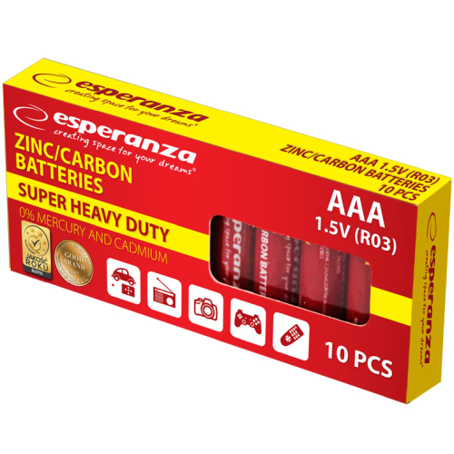 2344295_48 Esperanza EZB204 R03-10BB (AAA) Blistera iepakojumā 10gb