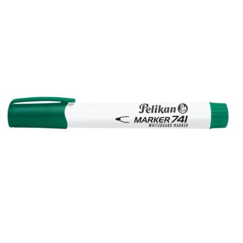 2d4f09fa2439058dc76d2232975612eeefbc2abe-00-00 Pelikan Marķieris baltai tāfelei Marker 741 2mm zaļš (818001)