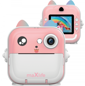 Maxlife MXPC-100 PINK Bērnu fotokamera ar printēšanas funkciju