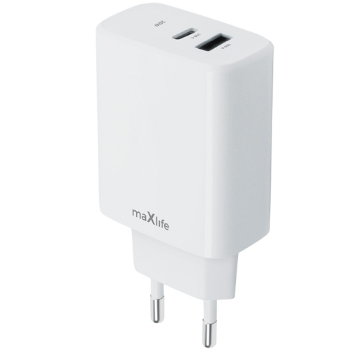 407584_oryg Maxlife MXTC-10-20AC Mobilo telefonu lādētājs Type C + USB 20W