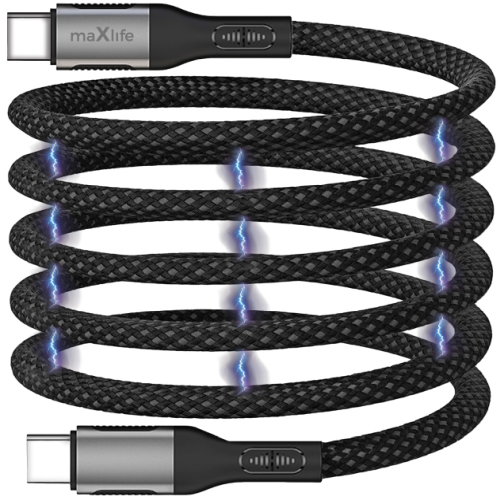418729_oryg Maxlife MXUC-11 Type C / Type C Magnētiskais kabelis 1m