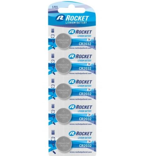 59_rocket_cr2032_s Rocket CR2032-5BB BLISTERA IEPAKOJUMĀ 5GB.