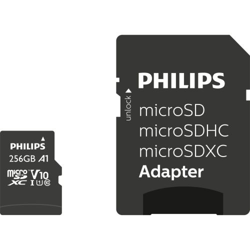 797967_00 PHILIPS MicroSDHC 256GB class 10/UHS 1 + Adapter