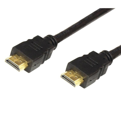 Blackmoon-HDMI5 Blackmoon (51821) HDMI kabelis 3m 24K GOLD spraudņi High Speed v1.4
