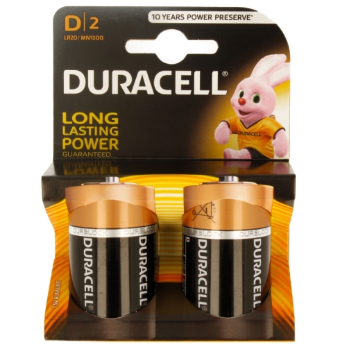Duracell-Basics-MN1300 Duracell MN 1300 Basic D (LR20) Blistera iepakojumā 2gb.