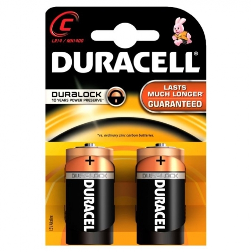 Duracell-Basics-MN1400 Duracell MN 1400 Basic C (LR14) Blistera iepakojumā 2gb.