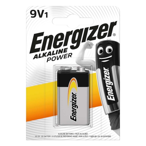 Energizer-Alkaline-Power-9V Energizer 6LR61-1BB Alkaline Power (6LR61) BLISTERA IEPAKOJUMĀ 1GB.