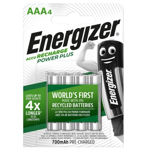 Energizer-HR3-700-4BB Energizer PRECHARGED HR03 700MAH ALWAYS READY BLISTERA IEPAKOJUMĀ 4GB.