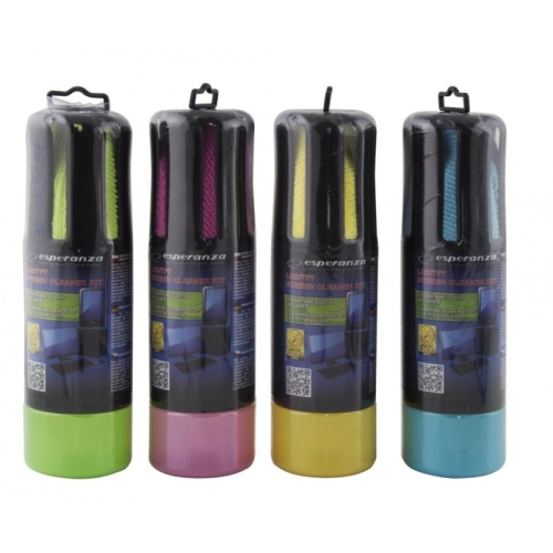 Esperanza-ES122M Esperanza ES122M EKRĀNA TĪRĪŠANAS ŠĶIDRUMS AR MICROFIBER SALVETE 150ML.