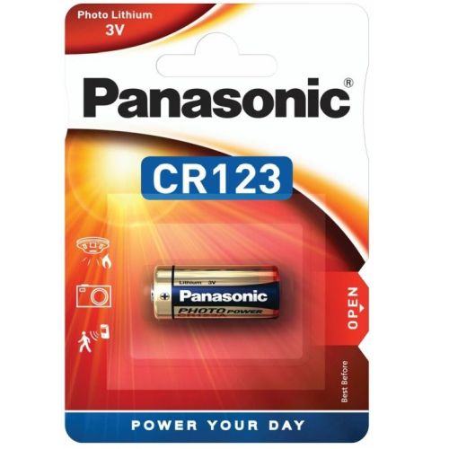 PANASONIC-Lithium-Power-CR123-BL1-e4654962 Panasonic CR 123 Blistera iepakojumā 1gb