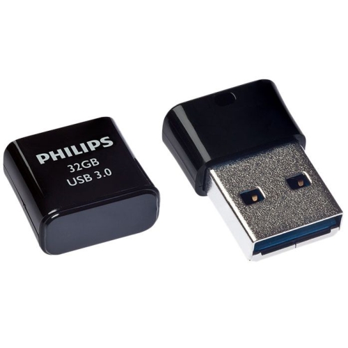 Philips-Pico-3.0-32GB Philips USB 3.0 Flash Drive Pico Edition (melna) 32GB