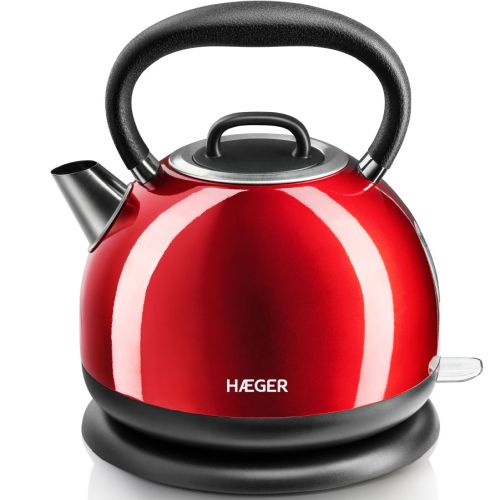 RED-CHERRY-1 Haeger EK-22R.021A Red Cherry Elektriskā tējkanna 1.7L 2200W