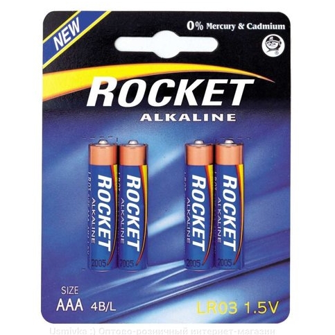 Rocket-LR03-4bb Rocket LR03-4BB (AAA) Blistera iepakojumā 4gb