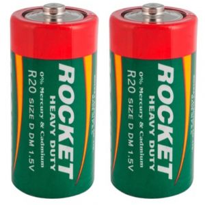 Rocket R20-2AA (D) Celofāna iepakojumā 2gb