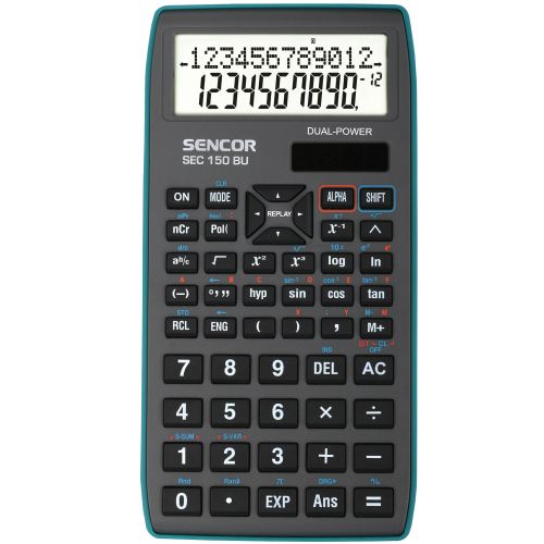 SEC150BU Sencor SEC 150 BU Skolas kalkulators