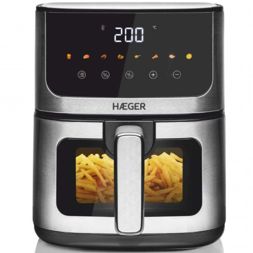 fritadeira-digital-sem-oleo-haeger-magic-window-47-l-8-programas-ecra-digital1200w8 Haeger AF-D47.005A Magic Window Karstā gaisa cepšanas ierīce 8in1 4.7L 1400W