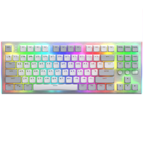 hator-gravity-tkl-aurum-orange-linear-rev20-htk561ua-white Hator HTK561UA Gravity TKL Spēļu klaviatūra EN/UA/RU