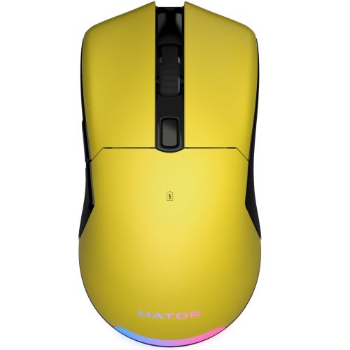 pulsar-2-pro-wireless-yellow_1 Hator HTM-532 Pulsar 2 PRO 16000dpi Spēļu bezvadu datorpele