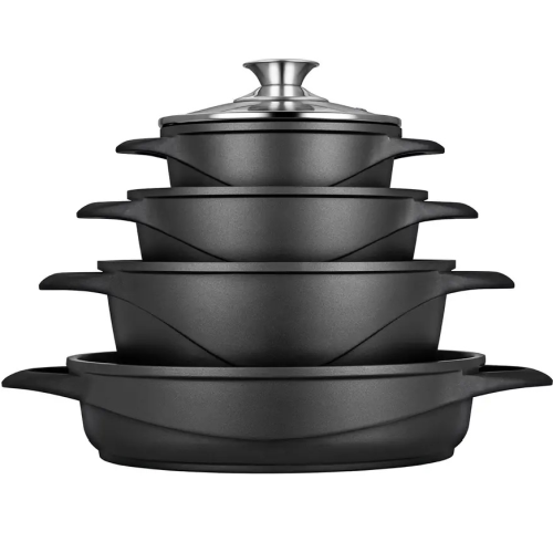 smile-mgk-17-soup-pot-black-aluminium Smile MGK-17 Katlu komplekts ar vākiem 4gb