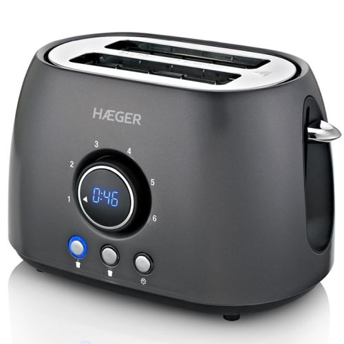 toaster-future-with-timer Haeger TO-08D.012A Future Tosteris ar digitālo taimeri 800W