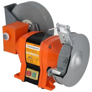 Galda slipmašina 250 W, diski 150 x 20 x 12,7 mm, 200 x 40 x 20 (ar udens dzesešanu), drošs elektromagnetiskais sledzis (A067130)