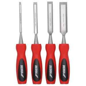 Ieklauti drupinataji 4 gab.: 6, 12, 18, 25mm, CrV terauds (06C045)