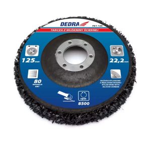 Disks no neausta abraziva materiala, 125mm, cauruma diametrs 22.2mm (F61-125)