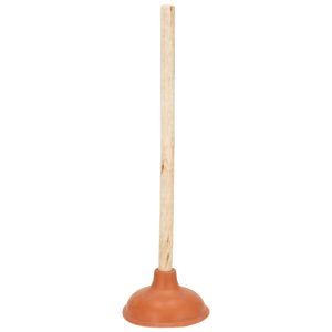 Vantuzis, gumijas piesuceknis, diam. 14 cm, koka kats 42 cm (12H001)
