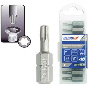 Skruvgriežu uzgali Torx T30x25mm, 10gab. plast. karba (18A03T300-10)