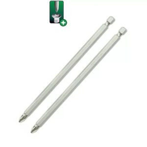 Skruvgriežu uzgali Pozidriv PZ2x150mm, 2gab. blisteris (18A05PZ23-02)