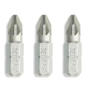 Skruvgriežu uzgalu komplekts Pozidriv PZ1/2/3x25mm, blisteris (18A07S01)