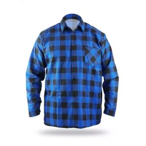 Flanela krekls zils, izmers XXL, 100% kokvilna (BH51F2-XXL)