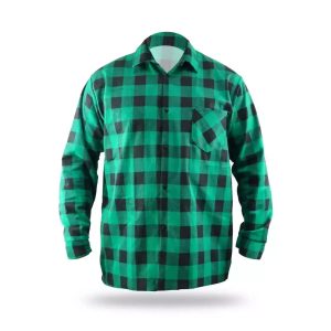 Flanela krekls zalš, izmers M, 100% kokvilna (BH51F4-M)