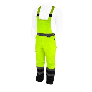 Atstarojošas siltinatas bikses ar lencem izmers XL,dzeltena (BH80SO1-XL)