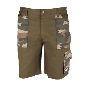 Camo šorti, izmers XXL, kokvilna+elastans, 240g/m2 (BH43ST-XXL)