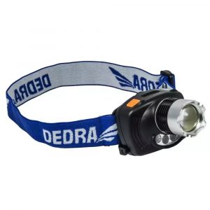 Pieres lukturis, 3 W LED, balta, sarkana vai sarkana mirgojoša gaisma, gaismas plusmas regulešana, ieslegšanas/izslegšanas iespeja ar kustibu sensora palidzibu, galvas lente, ar baterijam (L1010)