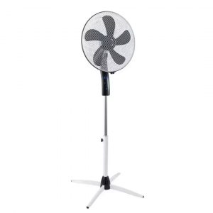 Gridas ventilators, 16”, melns-balts, ar pulti (DA-1608)