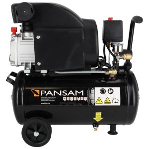 Ellas kompresors, 1,5 kW, 8 bar, 200 l/min, tvertne 24 l, 2 manometri, 2 atri izjaucamie savienojumi (A077020)