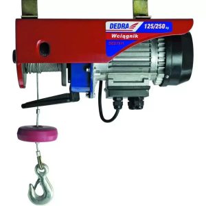 Elektriska vinča 100W, celtspeja 500 kg/6 m;250 kg/12 m (DED7914)