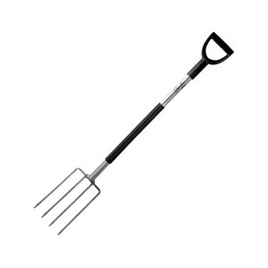 Rakšanas dakšas, metala spals, D-veida formas plastmasas rokturis 122cm (80B017)
