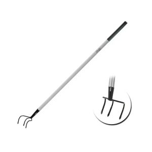 Darza trijžuburis uz caurules 128cm (80B072)