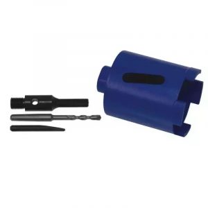 Komplekts: urbšanas kronis, sešsturains adapteris, piloturbis, dornis, diametrs 68 mm, garums 75 mm (H1220)