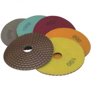Dimanta elastigais pulešanas disks, grauds 0200, diam.125 mm (H12G0200)