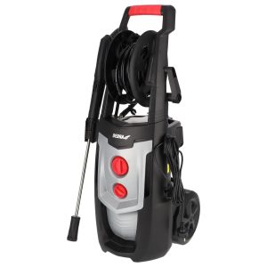 Spiediena mazgatajs 2300 W, maks. 150 bar, maks. 450 l/h, 8 m šlutenes ar uztišanas mehanismu, aksesuari (DED8822)