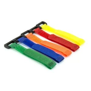 Velcro saites, 12 x 150 mm dažadas krasas, 10 gab. (11RM12152)