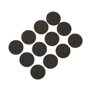 Pašlimejošas filca paplaksnes komplekts 12 gab., apalas 22 mm, brunas (M311.200)