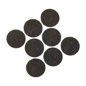 Pašlimejošas filca paplaksnes komplekts 8 gab., apalas 25 mm, brunas (M311.202)