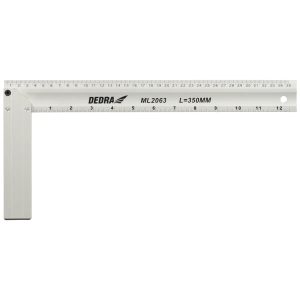 Celtniecibas sturenis, 350 mm x 160 mm, aluminijs (ML2063)