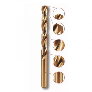 Kobalta urbis metalam, 2,0 x 49 mm, HSS, DIN338, 3 gab. (WK02049)